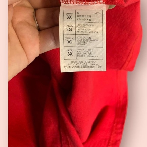 Authentic Disney Parks Women’s Minnie Mouse Fireworks T-Shirt, Size 3X - Picture 4 of 5